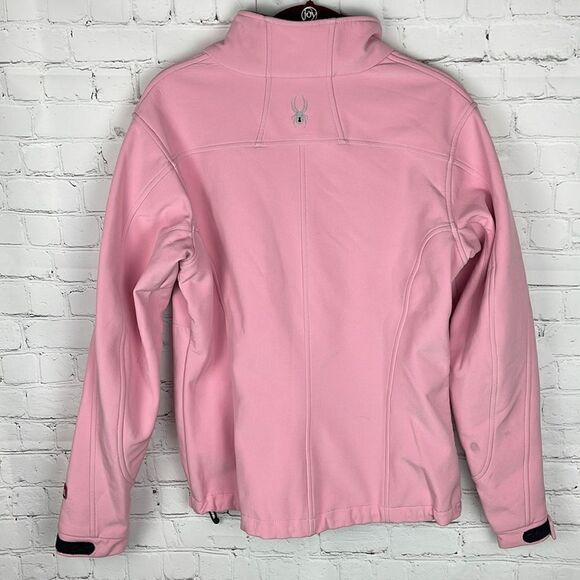 Spyder Pink Jacket Zip Up Size Large - Picture 8 of 9
